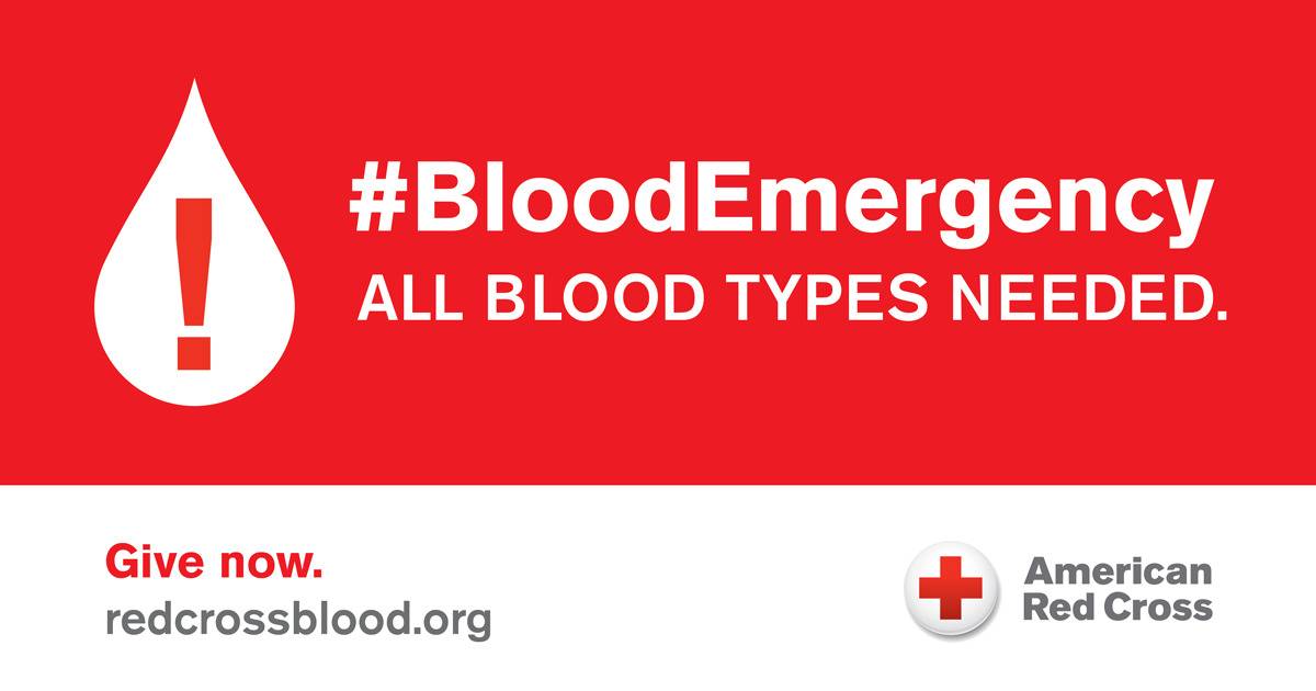 Red Cross NCGC on X: Help restock the type O blood supply! O+ and