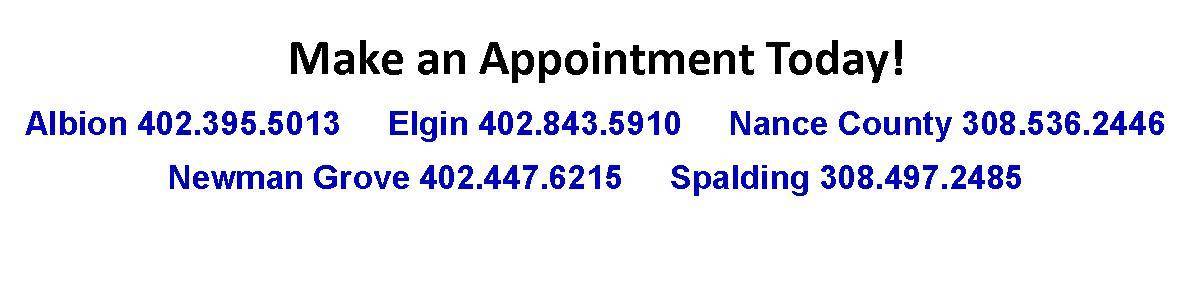 Make an Appointment Today!